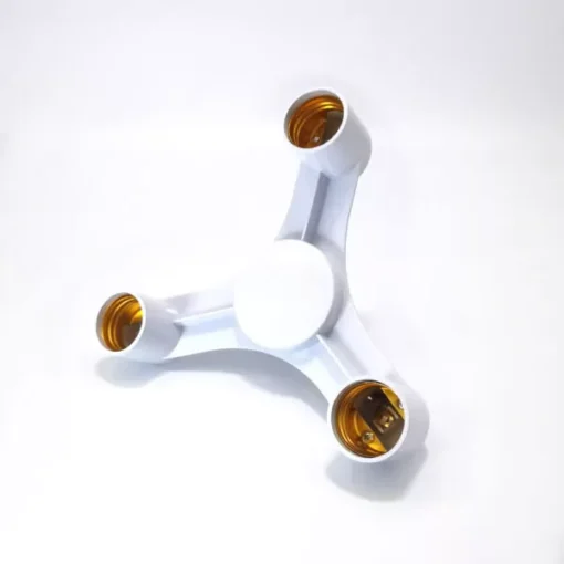 Groeilampen adapter 3 in 1 fittingen