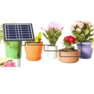 Irrigatiesysteem voor 30 potplanten op zonne-energie