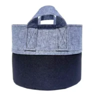 Plantgrowbag kweekzak 18 liter grijs-denim