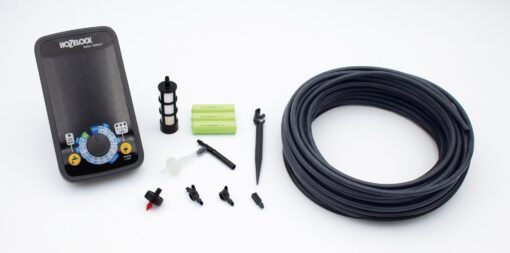 Complete bewateringsset op zonne-energie van Hozelock