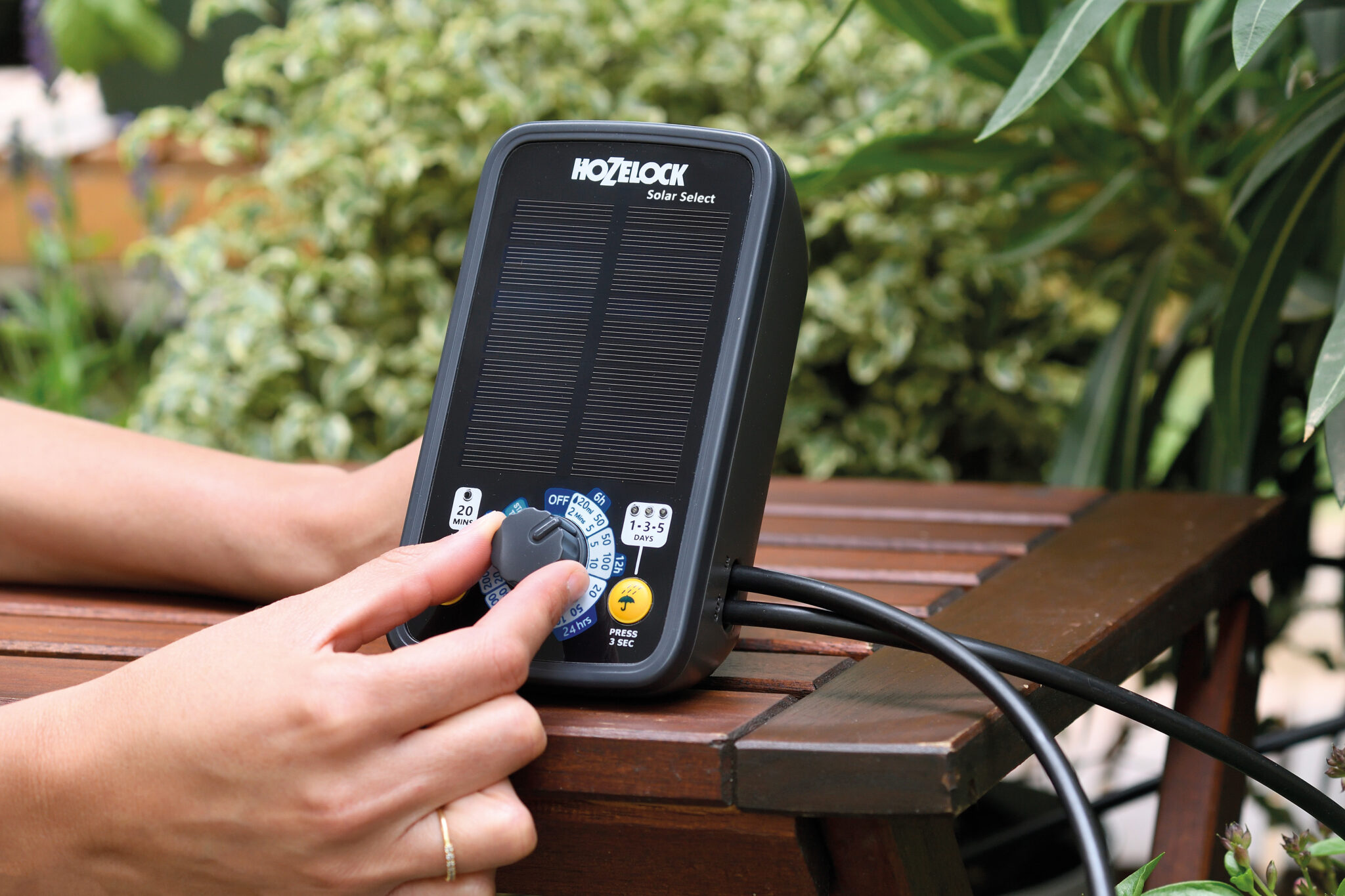 Hozelock Solar Select automatisch bewateringssysteem op zonne-energie