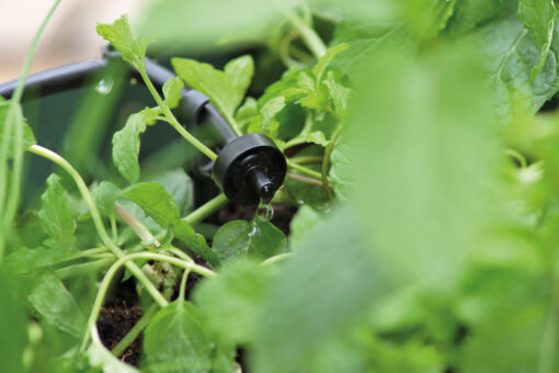 Druppelbewateringssysteem voor 20 planten met zonnepaneel – Hozelock