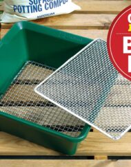 Garland 2-in-1 Sieve tuinzeef met verwisselbare zeven voor compost en wormen