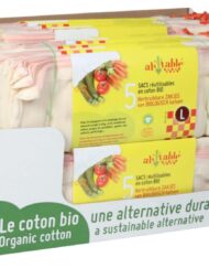 AH!Table herbruikbare katoenen zakjes 5 stuks – duurzaam boodschappen doen