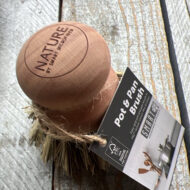 Houten afwasborstel Nature voor pannen en ovenschalen