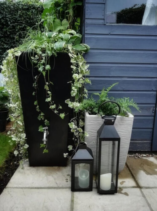 Detail messing kraan Regenton Londen van Prestige Water – vorstbestendig design