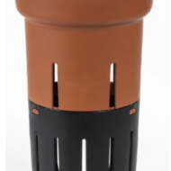 Urbalive ondergrondse wormencomposteerder terracotta in tuin