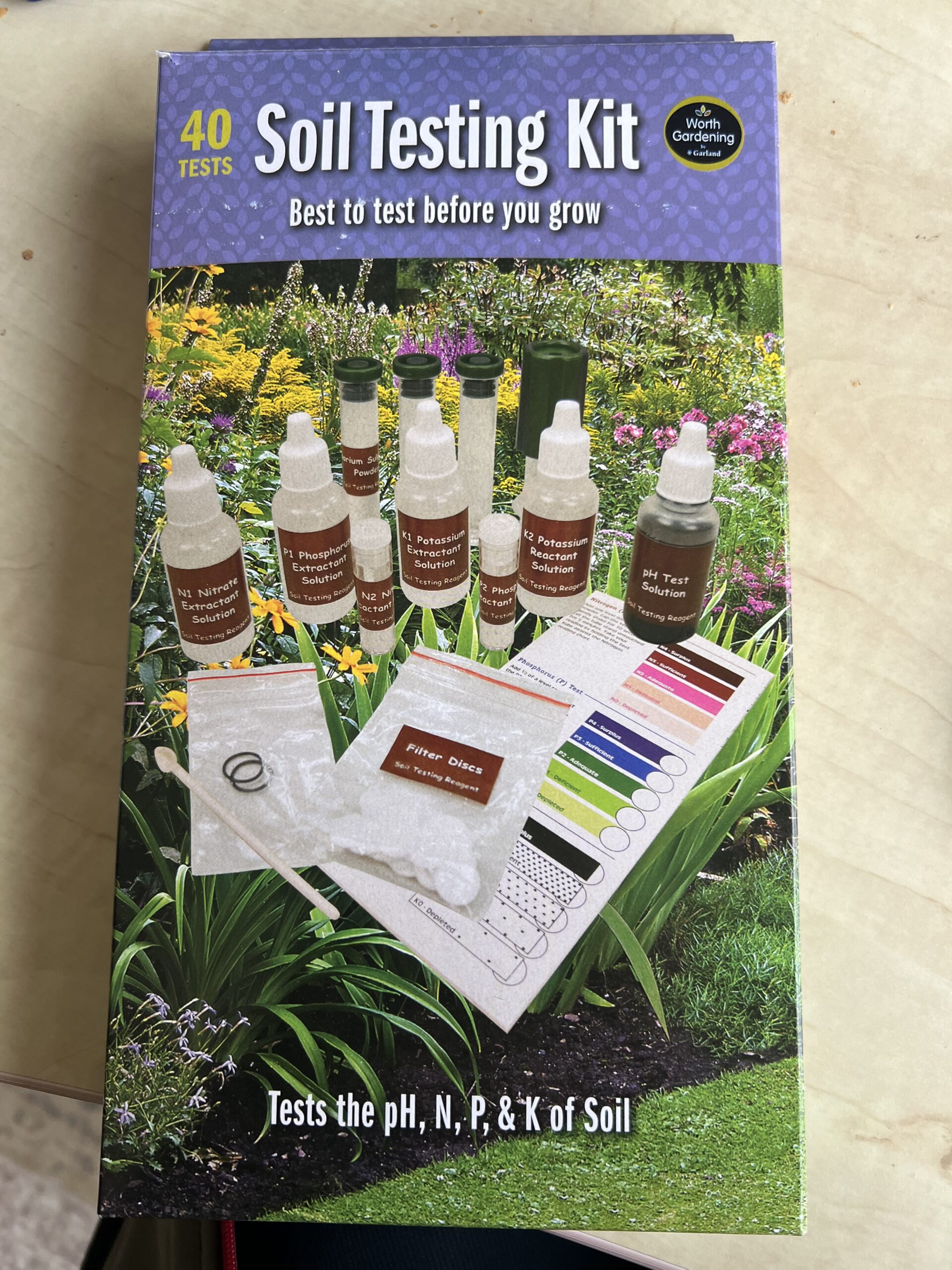 Garland Grondtestkit pH en NPK – 40 tests voor tuingrond DeDuurzameTuin.nl