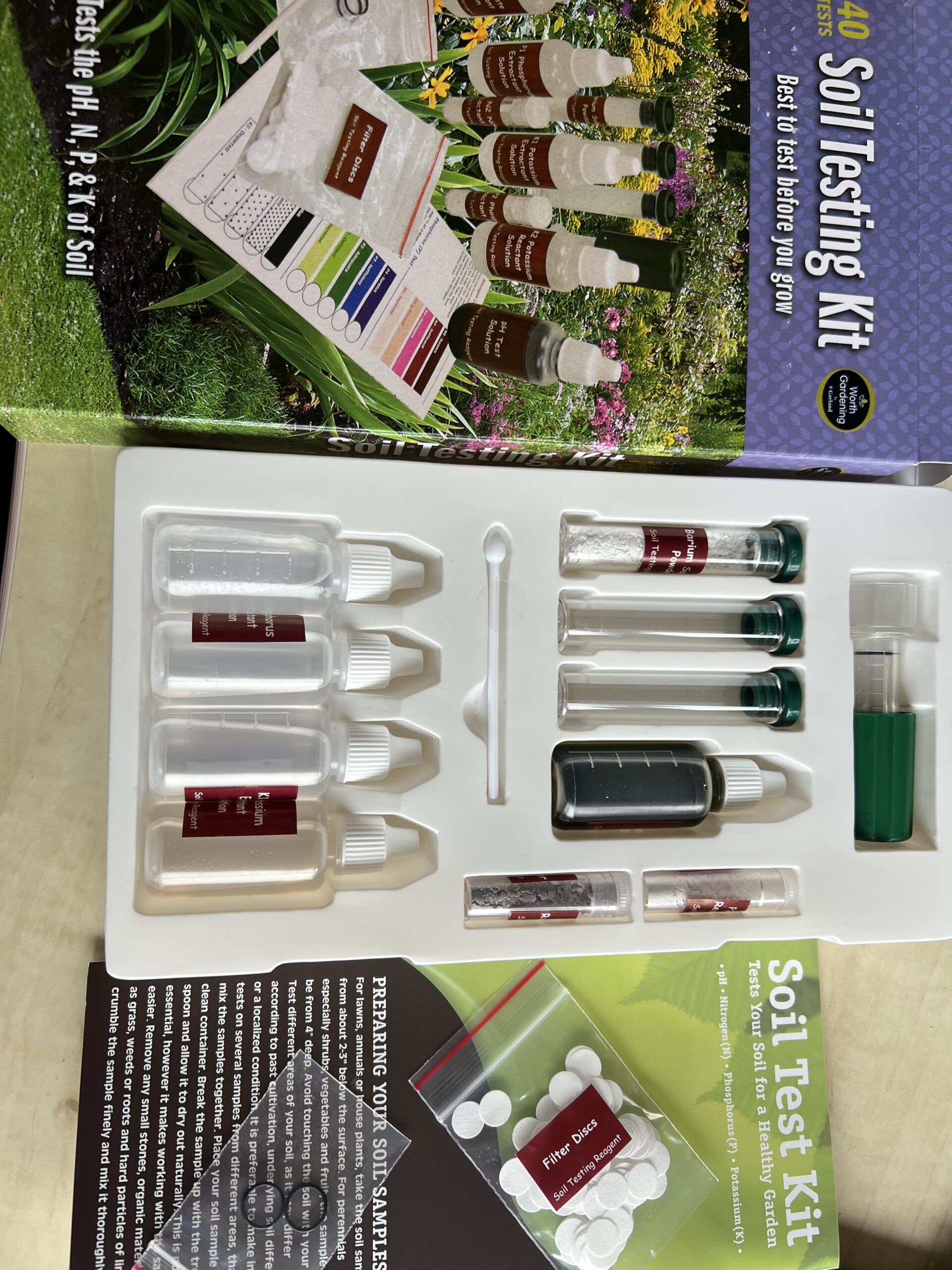 Garland Grondtestkit pH en NPK – 40 tests voor tuingrond DeDuurzameTuin.nl
