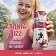 EM Drink Aronia Fizz verfrissende gefermenteerde drank voor onderweg